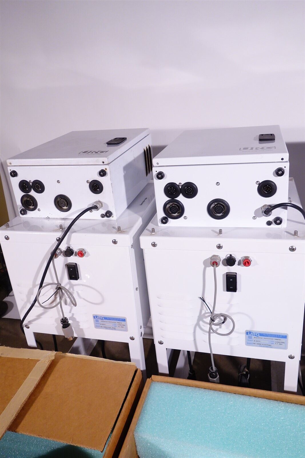 Lot of 3 Excellent URG Sequential Particulate Samplers