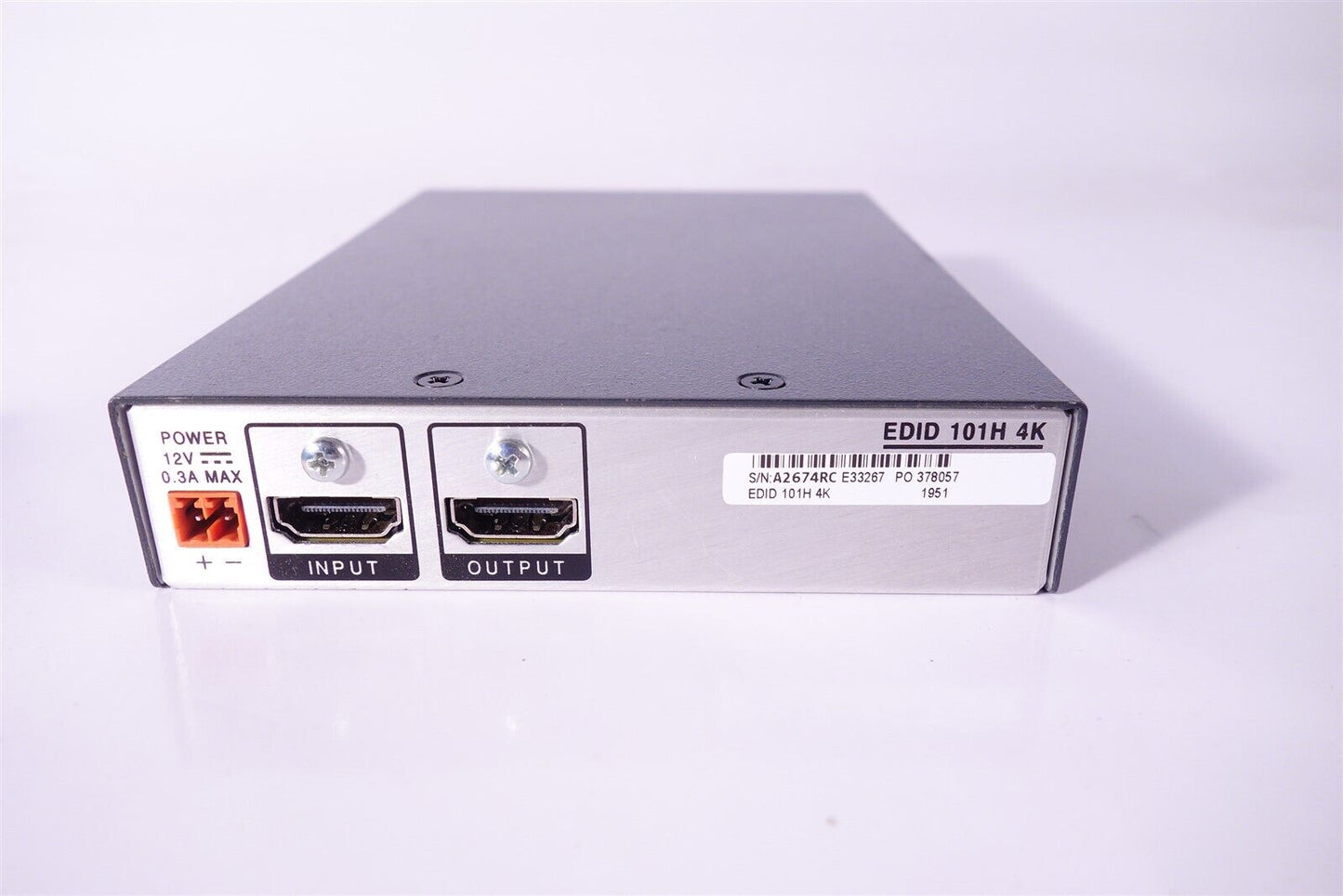 Extron EDID 101H 4K PLUS 4K/60 EDID Emulator + AC Adapter Tested, working