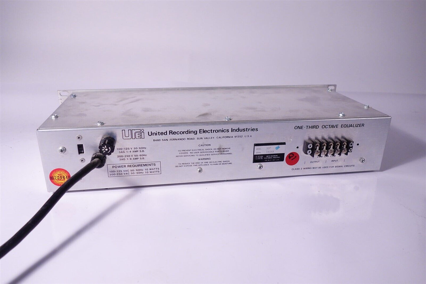 UREI Model 537 Graphic Equalizer
