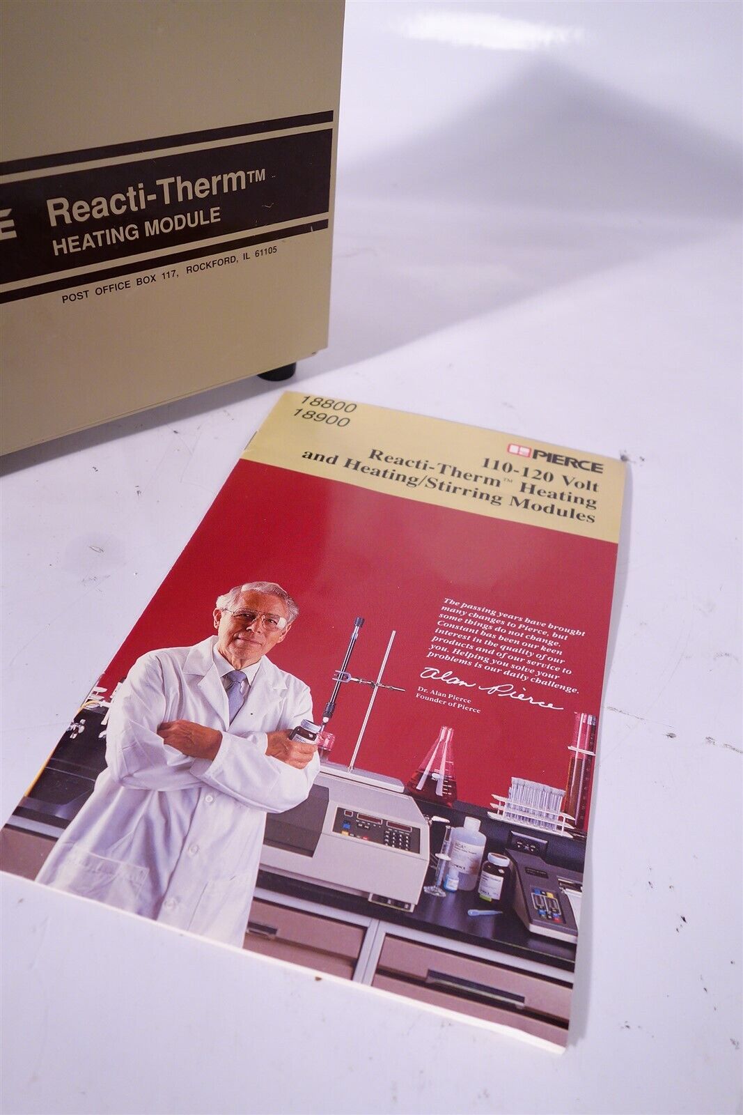 Pierce Reacti-Therm Heating Block Module + Manual / TESTED