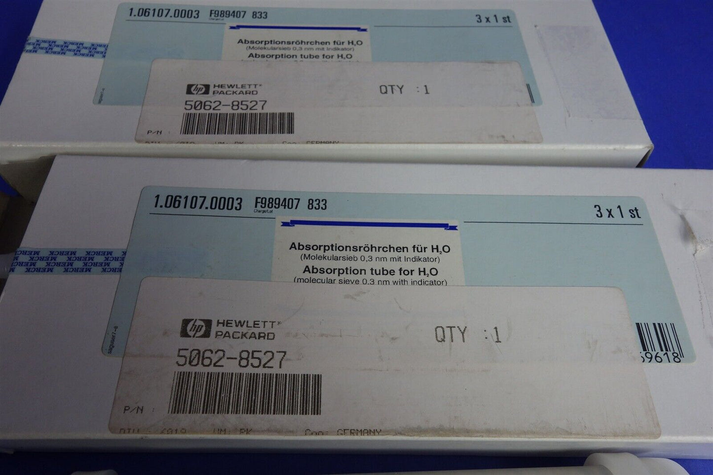 HP 5062-8527 1.06107.0003 H2O Absorption Tube Moisture H2O Trap GC