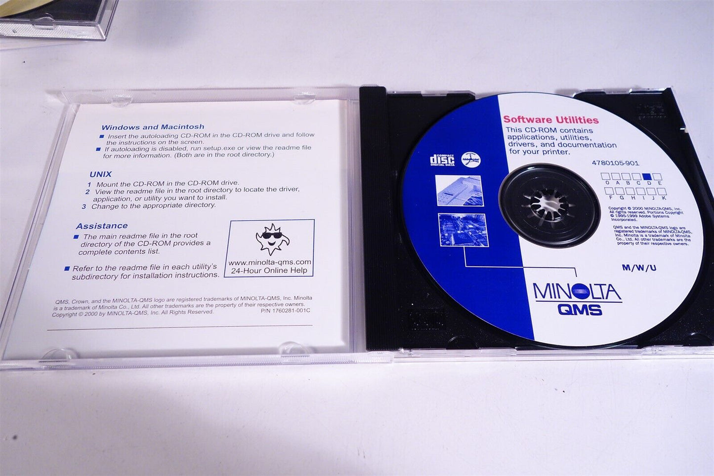 Minolta QMS Printer Utility Software