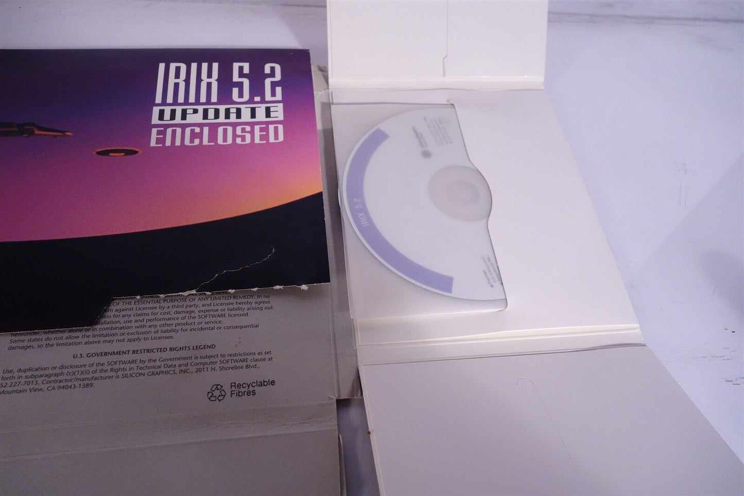 SGI Silicon Graphics IRIX 5.2 Update Kit