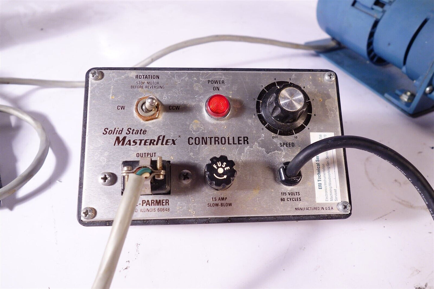 Cole Parmer Masterflex Peristaltic Pump Drive with Speed Control - Working