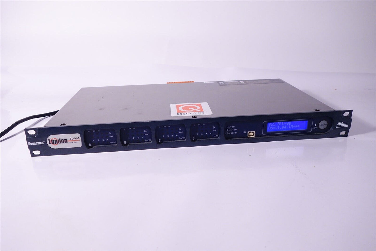 London Soundweb BLU-80 Signal Processor BSS HiQnet CobraNet