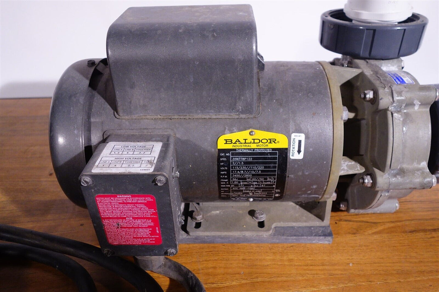 MDM Incorporated DM Sequence Power 1000 Baldor 2HP Pump
