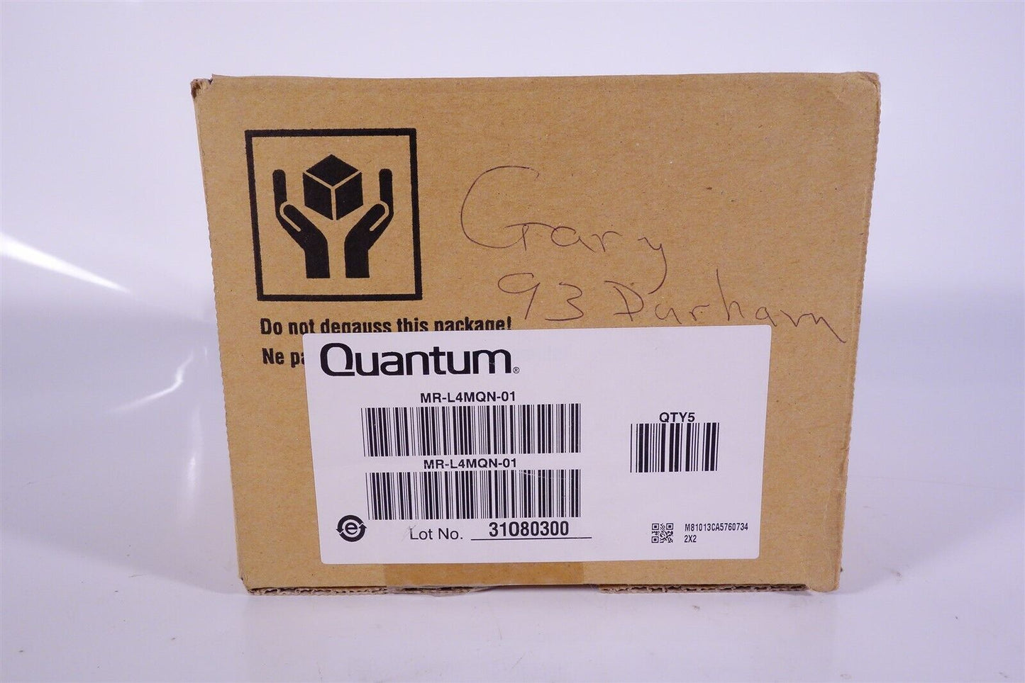 Lot of 5 Quantum Ultrium 4 800 / 1600 GB Data Cartridges MR-L4MQN-01 SEALED