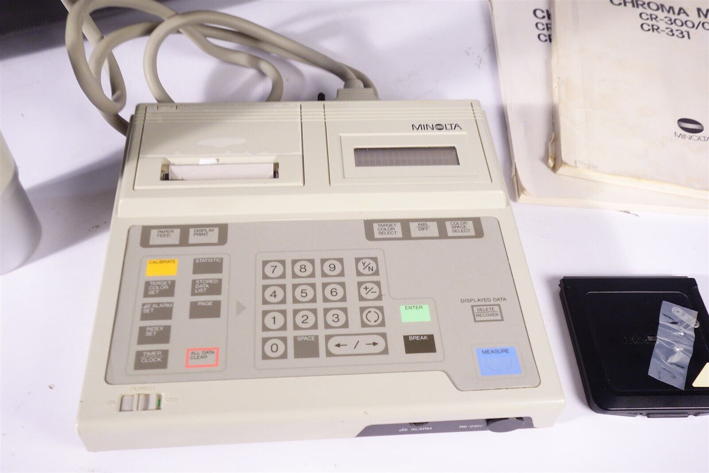 Minolta CR-300 Chroma Meter with DP-301 Data Processor + Accessories