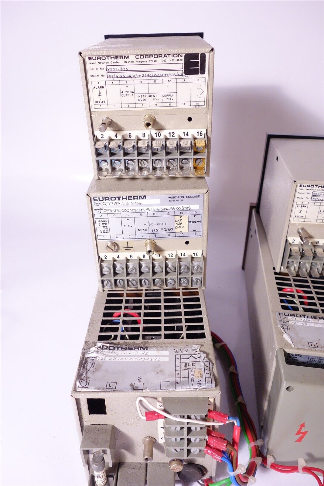 Lot of Eurotherm Temperature / Current Controllers