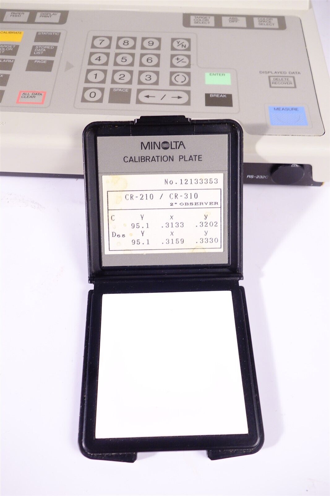 Minolta CR-300 Chroma Meter with DP-301 Data Processor + Accessories