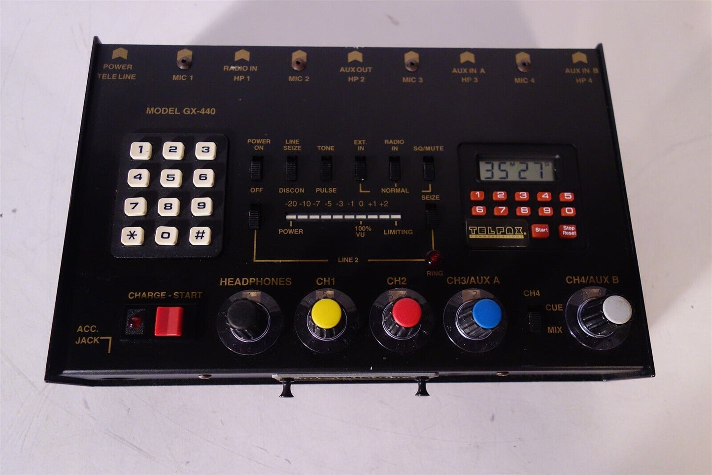 TELFAX GX-440 - RADIO BROADCAST REMOTE MIXER - Excellent