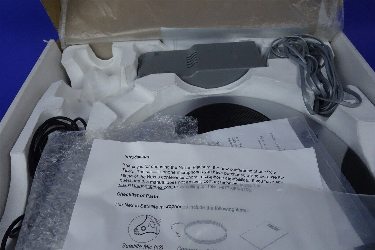 Lot of 2 Telex 301275-100 Nexus Platinum Conference Phone 2 Included.