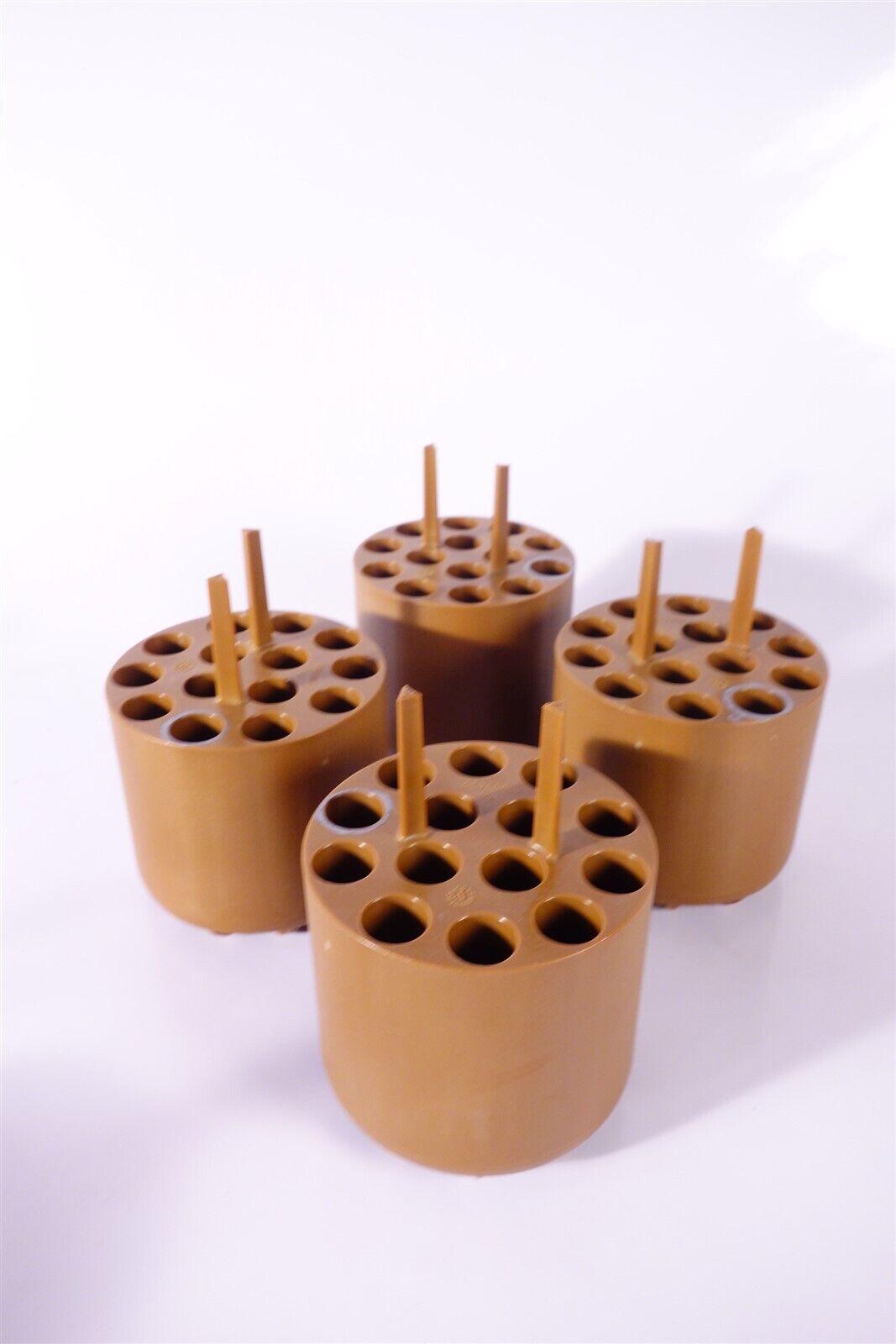 Lot of 4 Thermo Scientific 75003639 Centrifuge Rotor Bucket Adapters 14 x 15mL