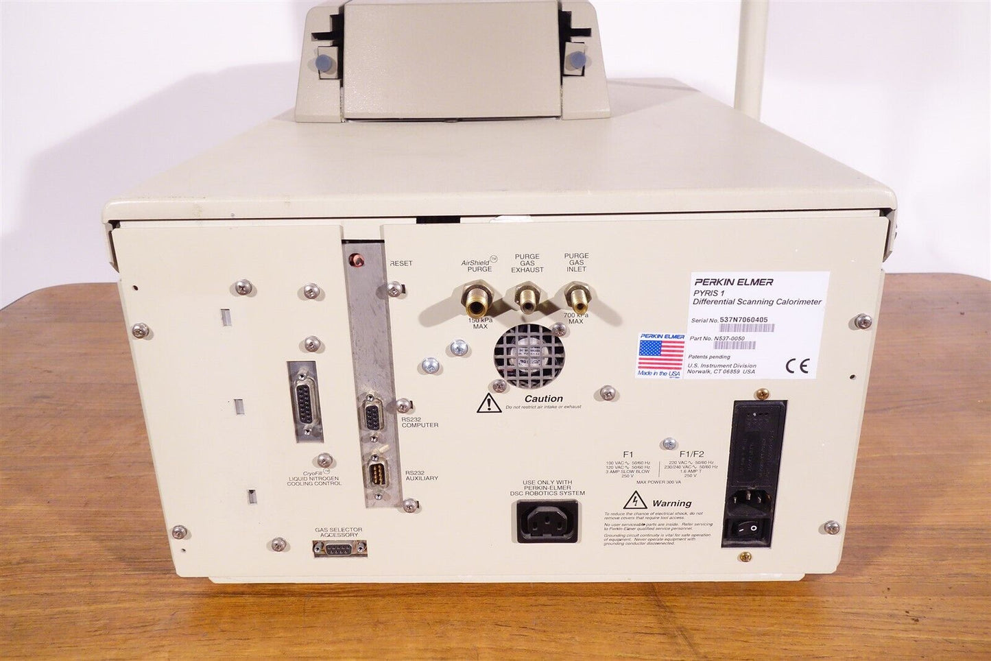 Perkin Elmer Pyris 1 DSC Differential Scanning Calorimeter