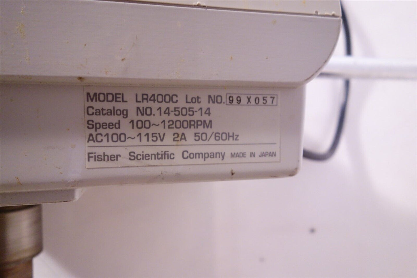 Yamato / Fisher Scientific LR400C Lab Stand Stirrer / Digital Variable Speed