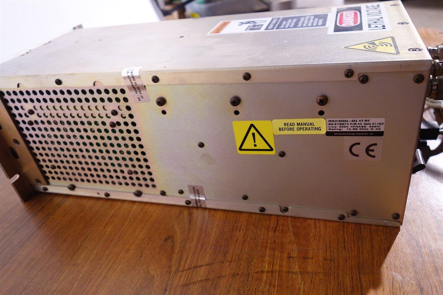 Advanced Energy RF5S RFPP RF Generator Power Plasma AE RF-5S