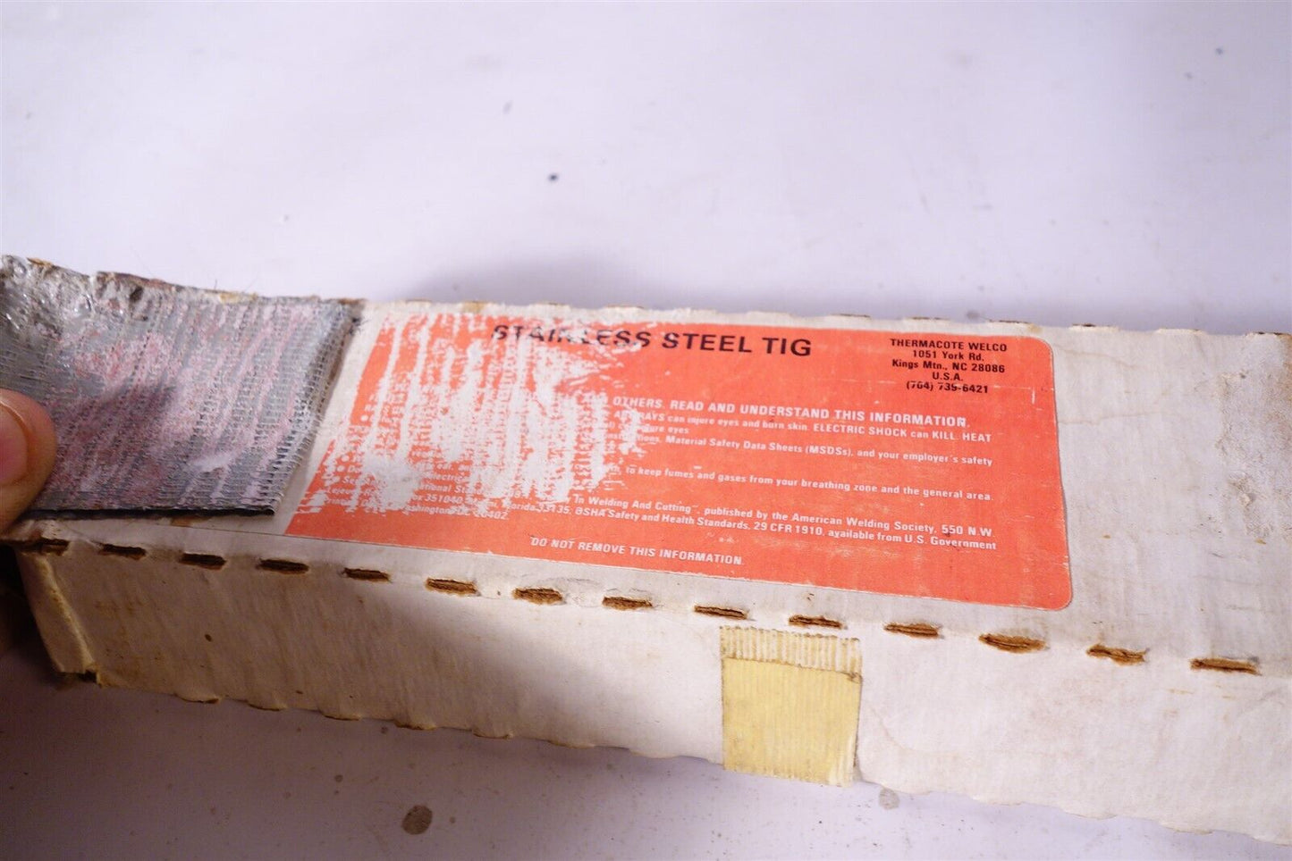 316 Stainless Steel Ph 5825D .062x36" Tig Welding Wire / Rod 5lbs