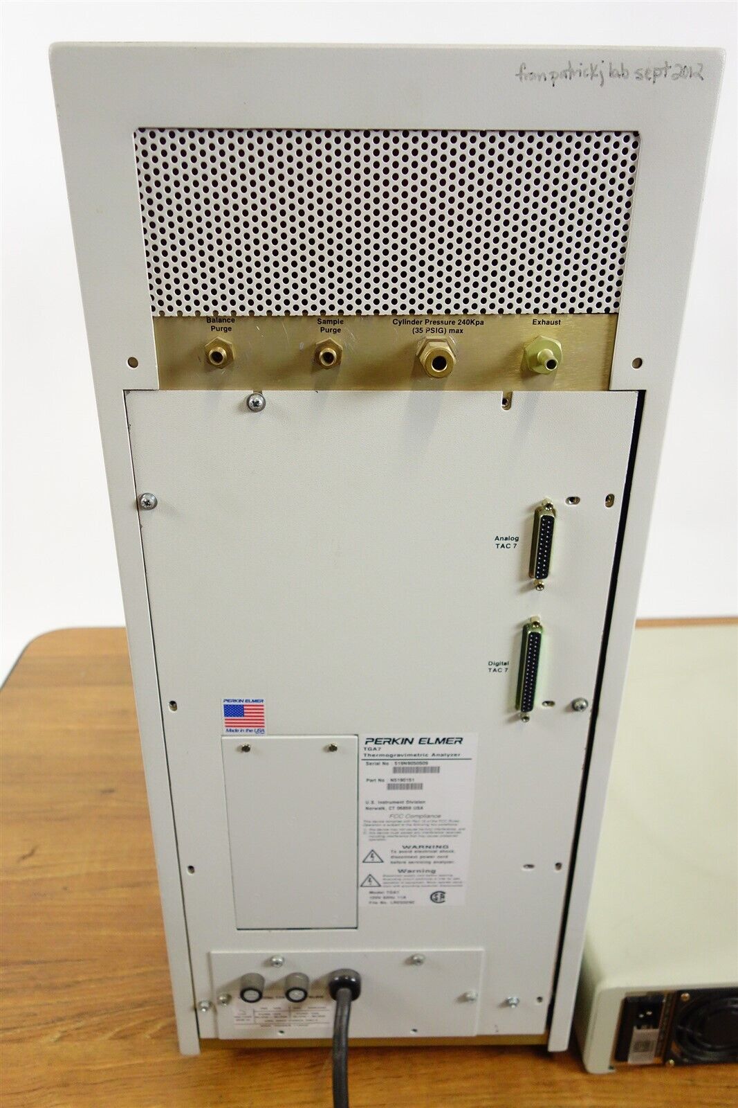 Perkin Elmer TGA 7 Thermogravimetric Analyzer with TAC 7/DX Controller