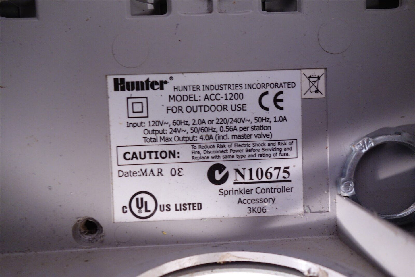 Hunter ACC-1200 Commercial Sprinkler Irrigation Controller unused