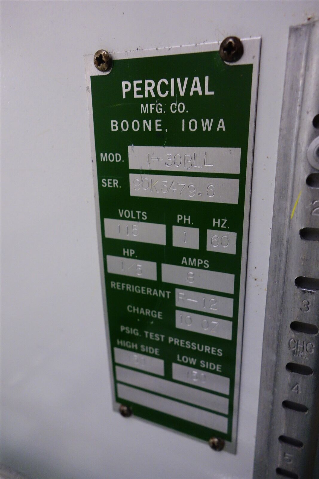 Percival I-30BLL Plant Growth Incubator / Growth Chamber