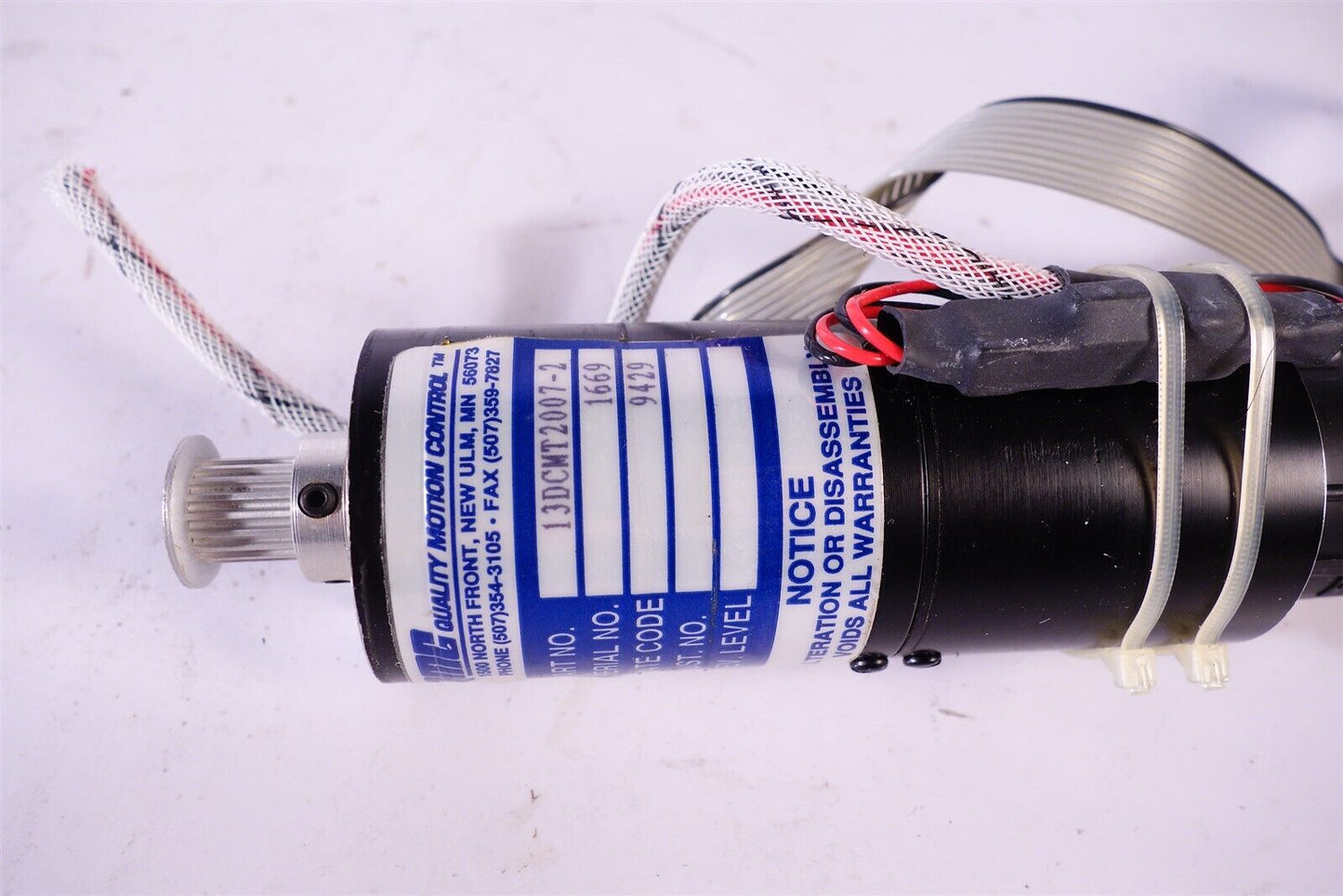 Quality Motion Control 13DCMT2007-2 DC Servo Motor / Stepper