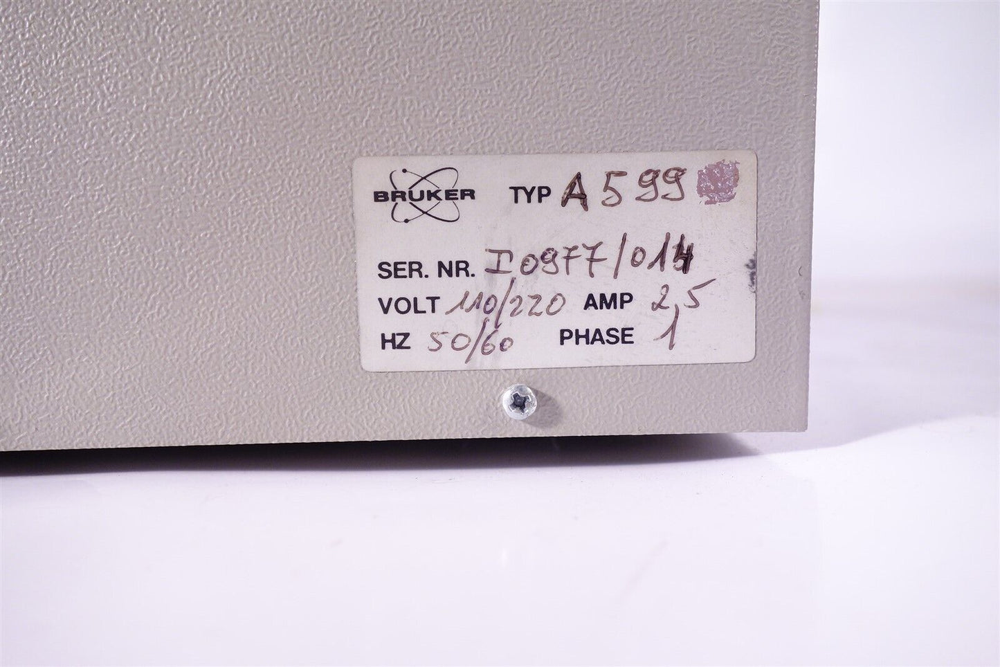 Bruker A599 Temperature Controlled Heated Stage Controller AFM / Microscope
