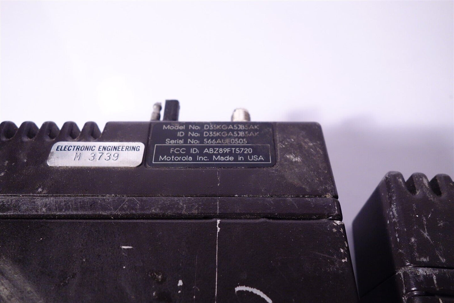 Lot of 4 Motorola D35KGA5JB5AK Two-Way Radio Units