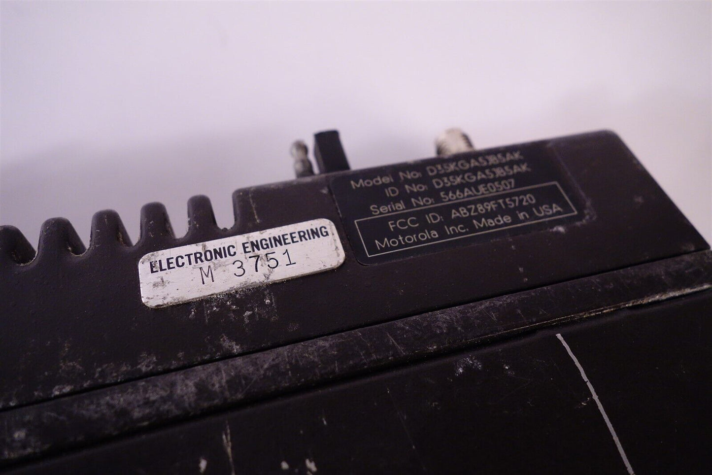 Lot of 4 Motorola D35KGA5JB5AK Two-Way Radio Units