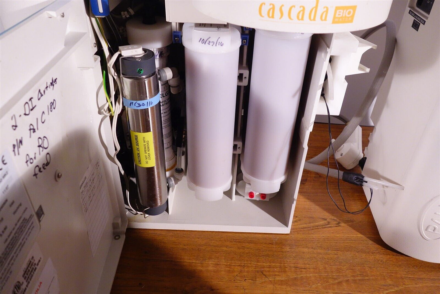 Lot of 2 Pall Cascada Lab Water System