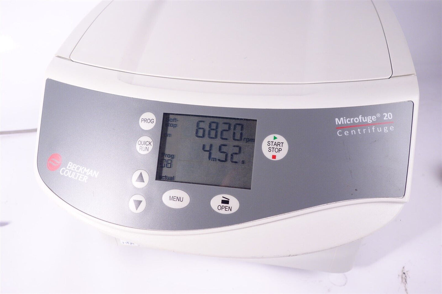Beckman Coulter Microfuge 20 Centrifuge + FA241.5P Rotor Current Calibration