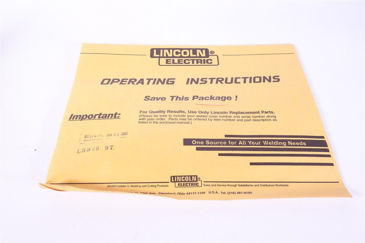 Lincoln Electric Welder Multi Procedure Kit unused?