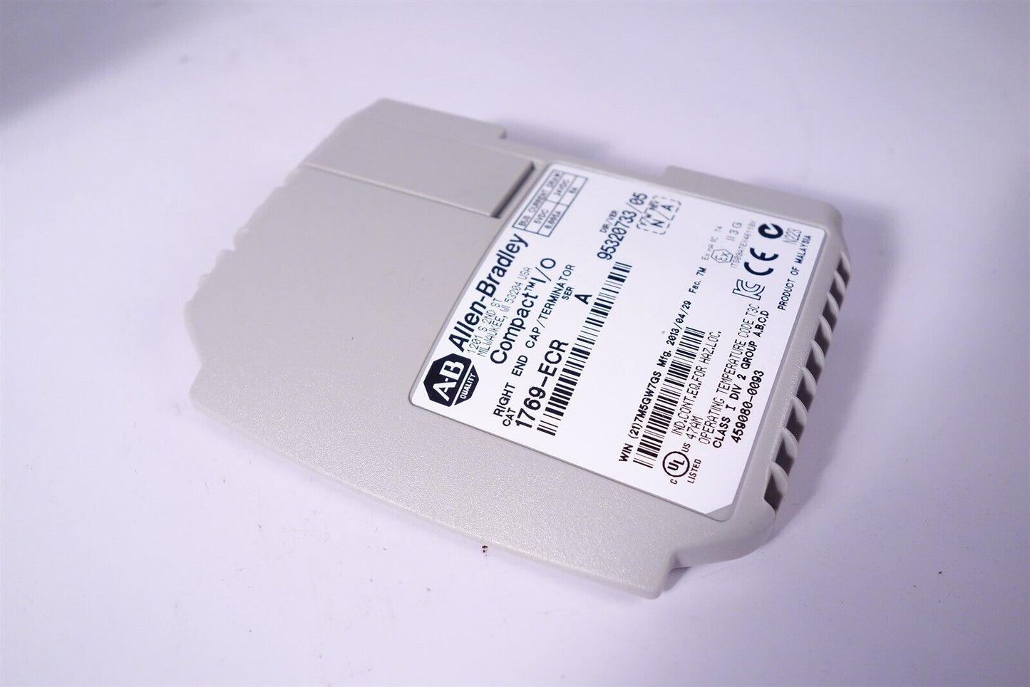 Allen Bradley 1769-ecr Plc Compact I/o Right End Cap Compactlogix