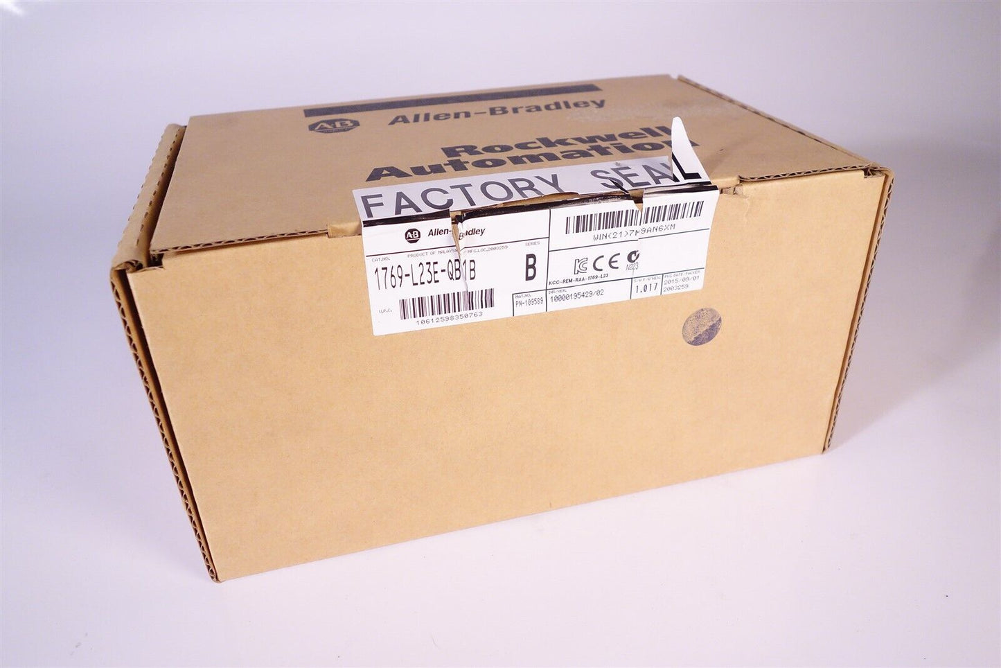 New Allen-Bradley CompactLogix Controller 1769-L23E-QB1B