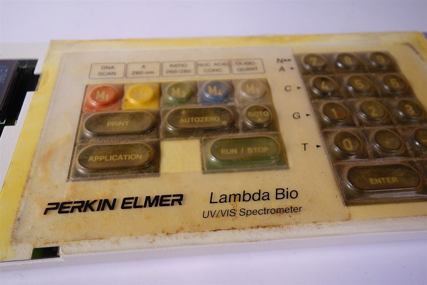 Perkin Elmer Lambda Bio UV/ VIS Spectrometer Control Panel / Display