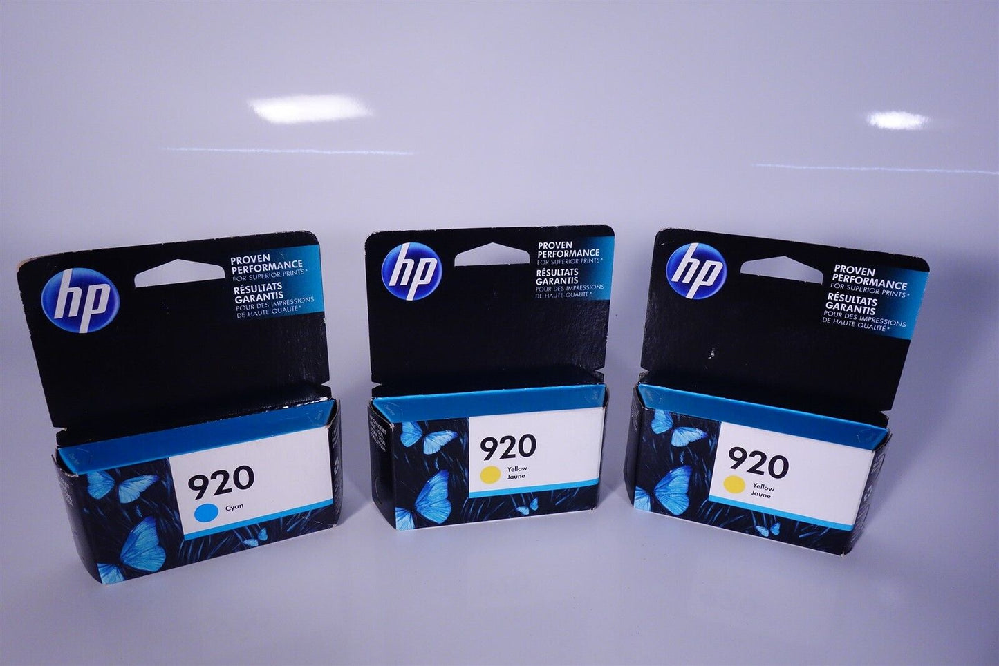 Lot of 3 HP 920 Ink Catridges