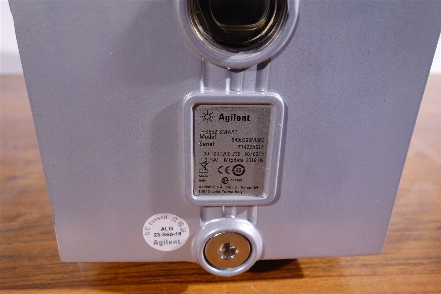Varian HS-652 Rotary Vane Pump