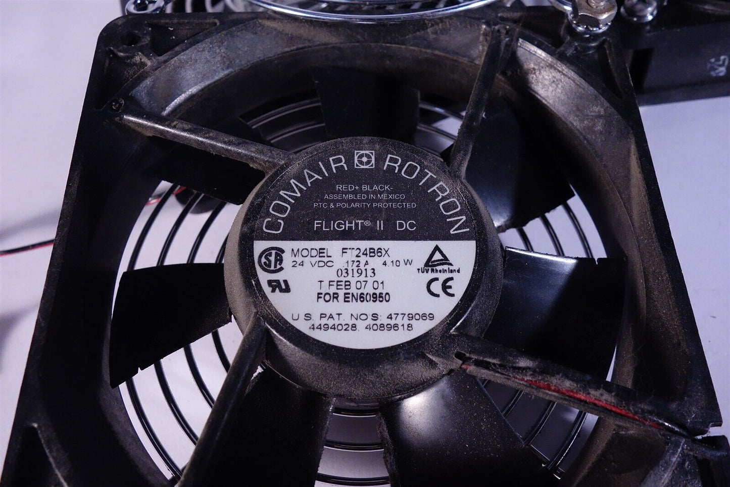 Lot of 4 Comair Rotron Flight II DC 24V 24VDC Working Fans