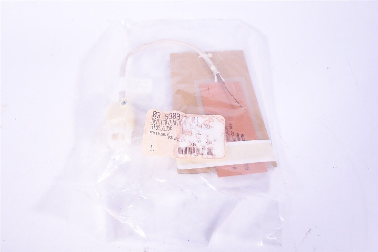 Varian CP-3800 Manifold Heater Assembly 120V 318953396 03-930312-01 NEW