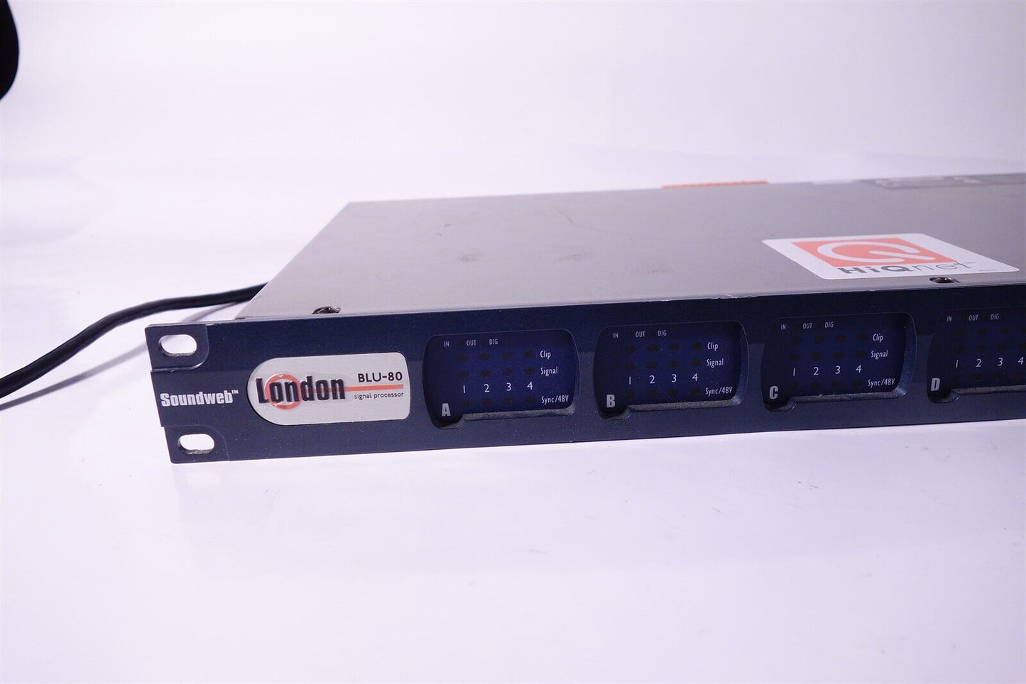 London Soundweb BLU-80 Signal Processor BSS HiQnet CobraNet
