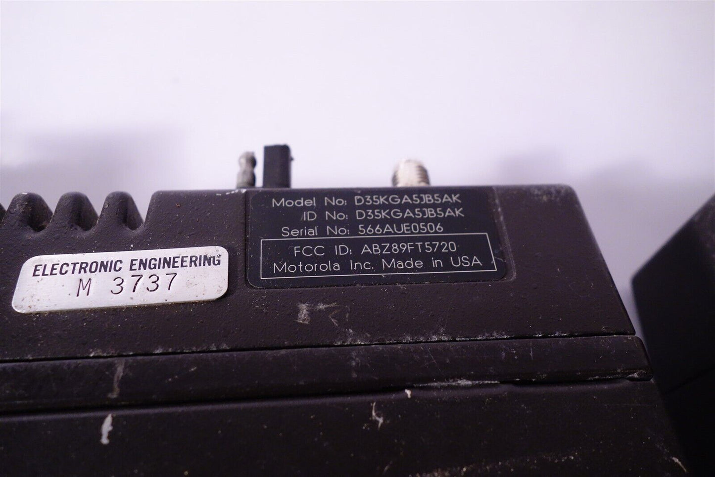 Lot of 4 Motorola D35KGA5JB5AK Two-Way Radio Units