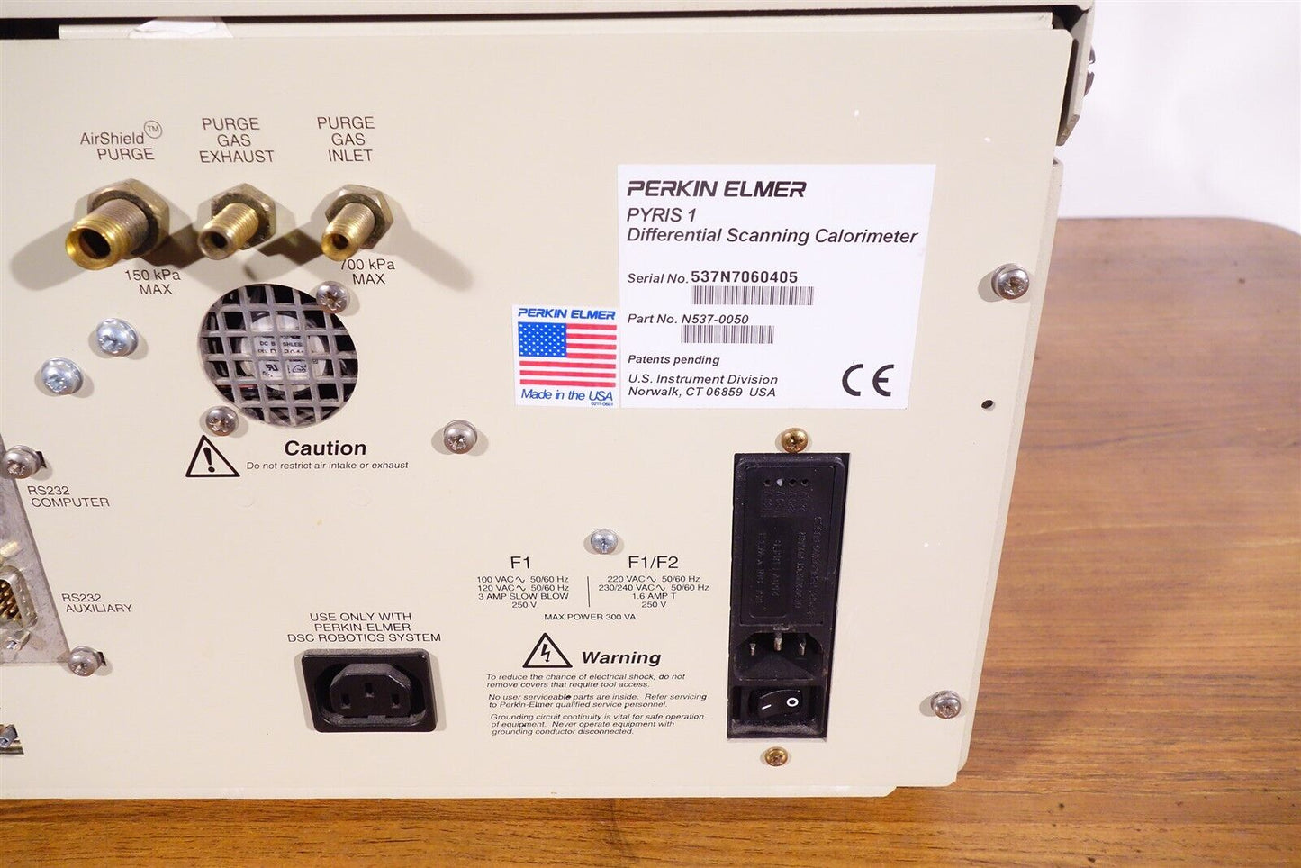 Perkin Elmer Pyris 1 DSC Differential Scanning Calorimeter