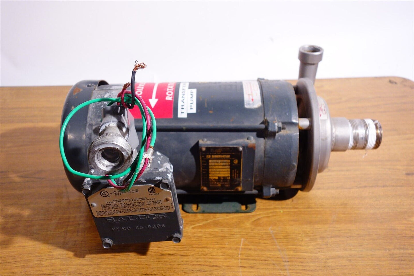 R.S. Corcoran Stainless Pump with 1HP Motor