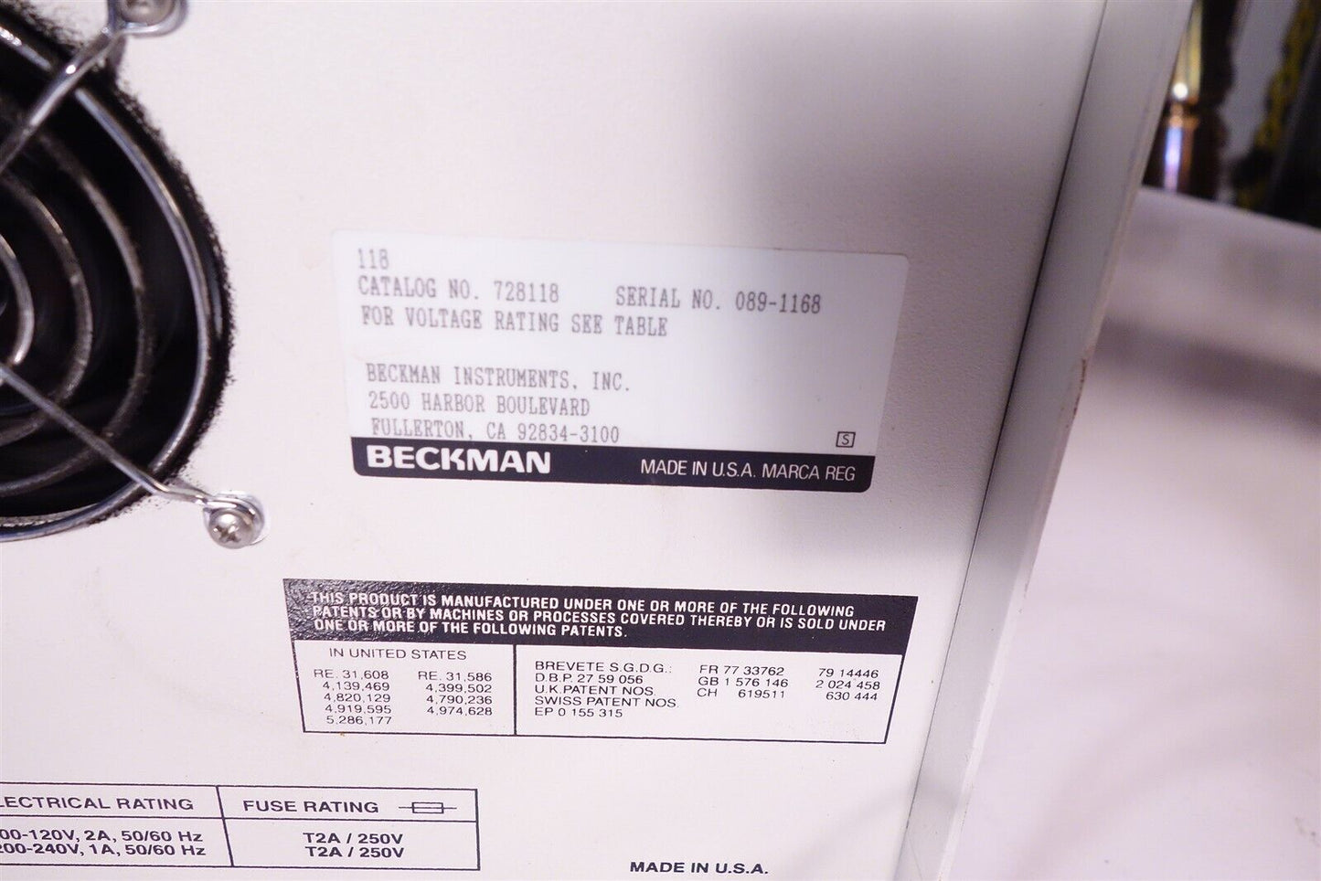 Beckman Coulter Solvent Module BECKMAN SYSTEM GOLD 118 HPLC PUMP