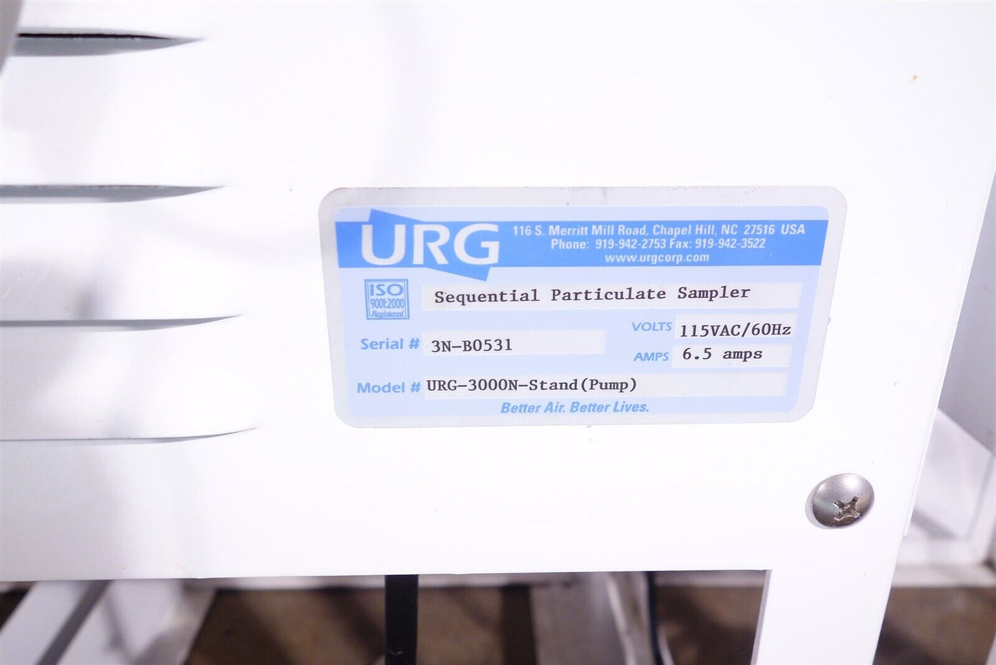 Lot of 3 Excellent URG Sequential Particulate Samplers