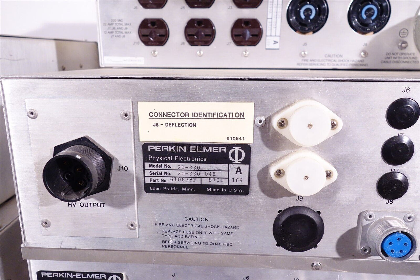 Physical Electronics PHI / Perkin Elmer Large lot of Components + Cables