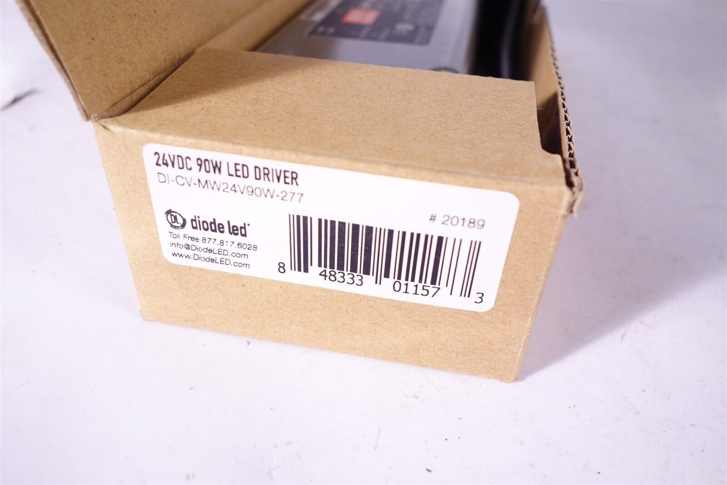 Mean Well NPF-90-24 AC/DC LED Power Supply - Const Curr - 90W - Fixed: 24 Vdc