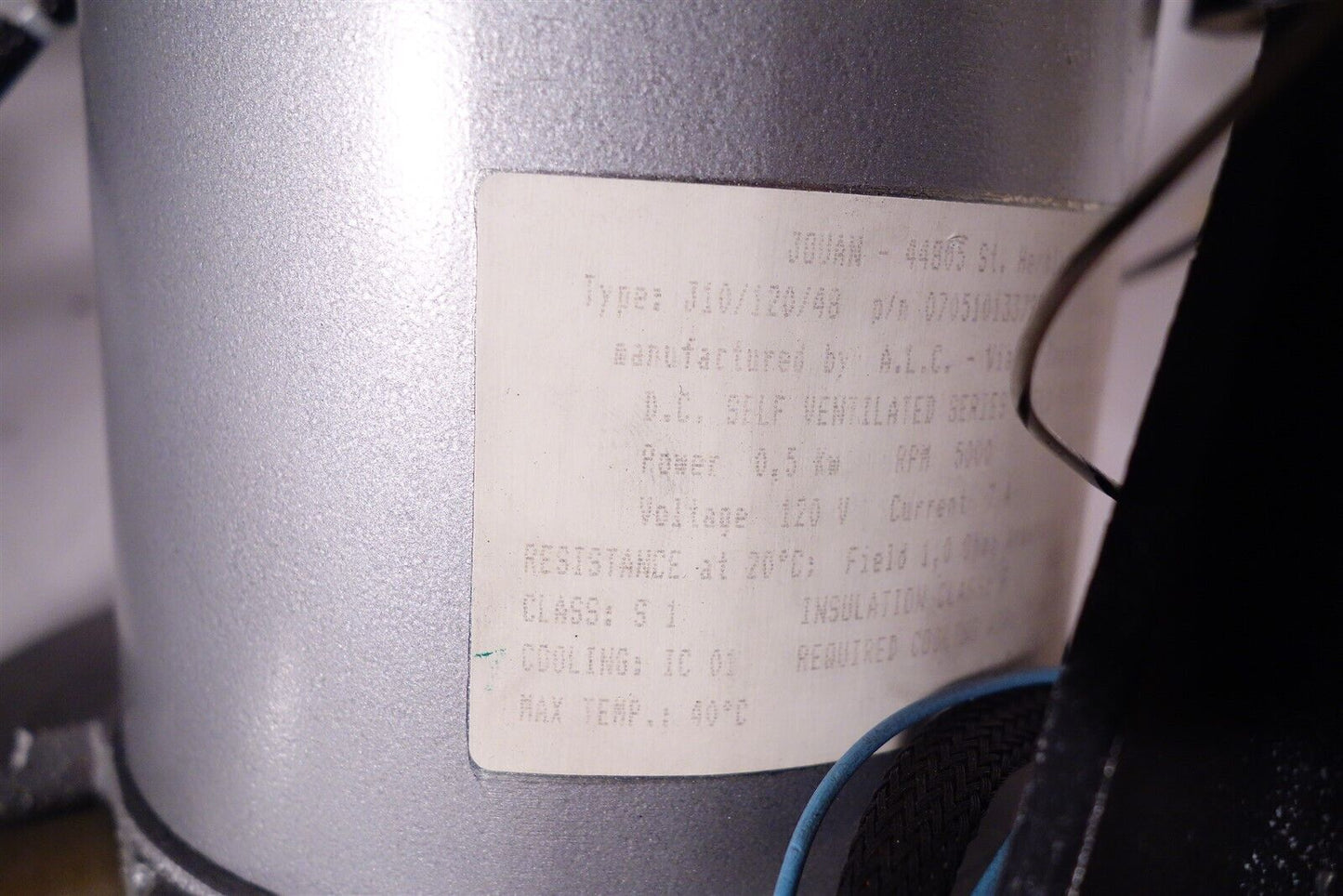 Thermo Jouan J10-120/48 D.C. Self Ventilated Series Field Motor ALC PM 140R
