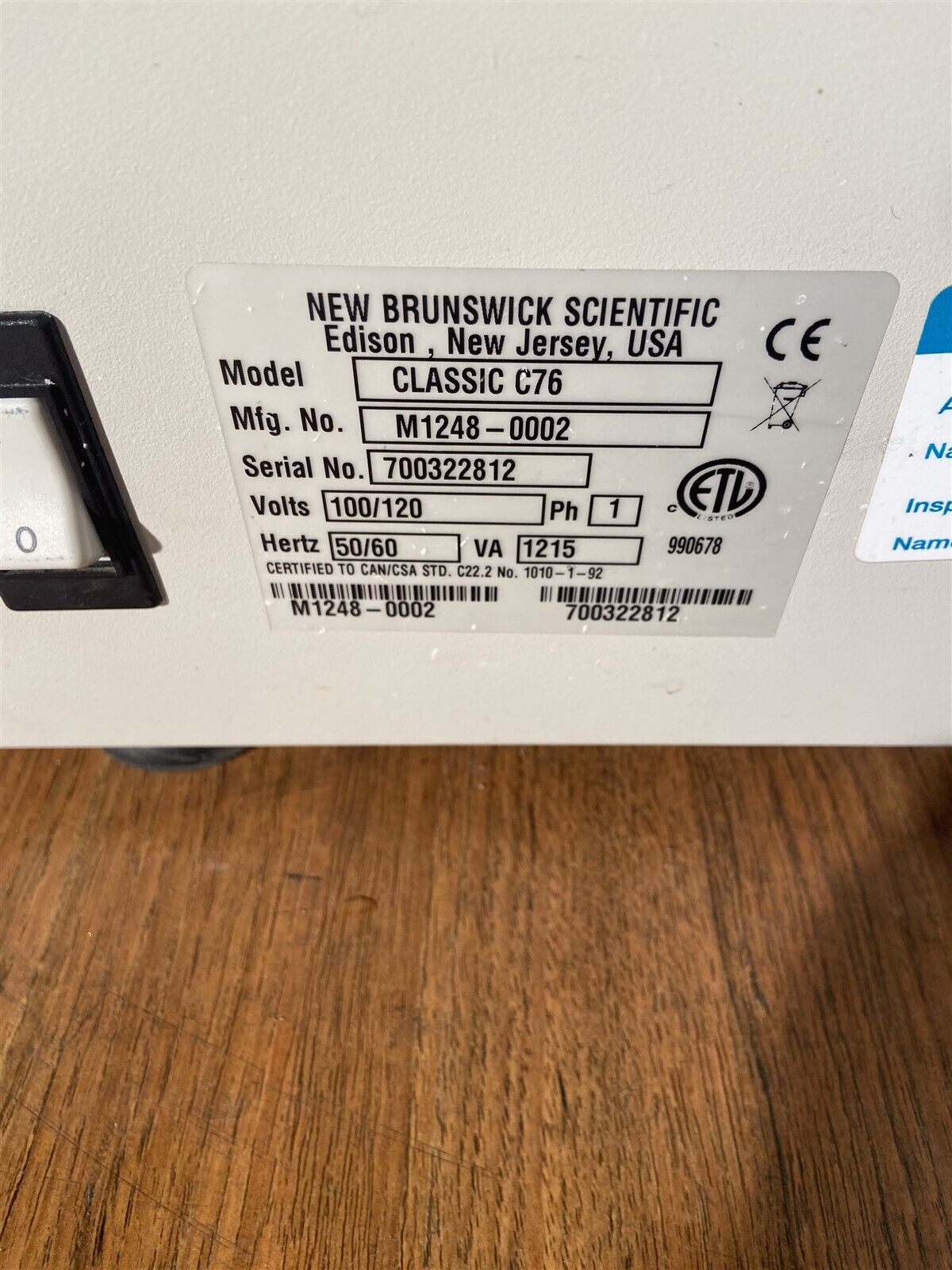 New Brunswick Classic C76 Water Bath / Shaker Tested, Working Condition