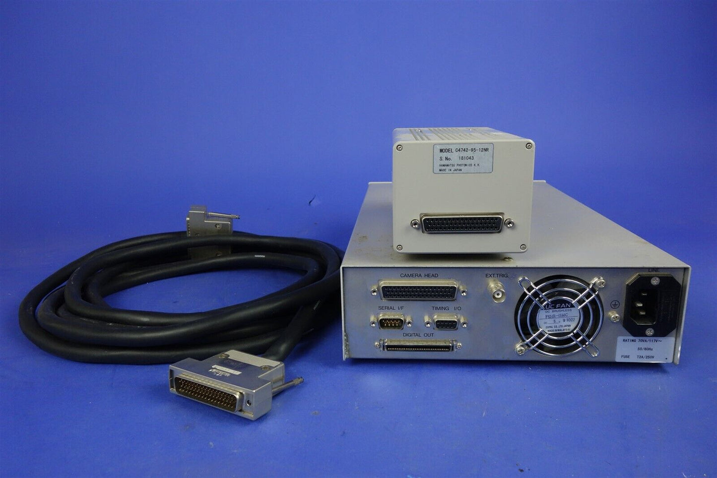 Hamamatsu Camera Controller + ORCA 100 Camera C4742-95 C4742-95-12NR
