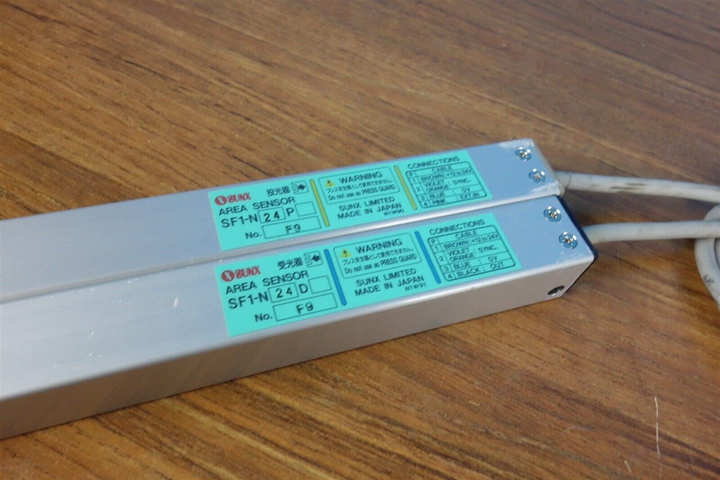 SunX Area Sensor SF1-N24P SF1-N24D Light Curtain Set